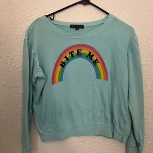 Bite Me! Crop top sweater